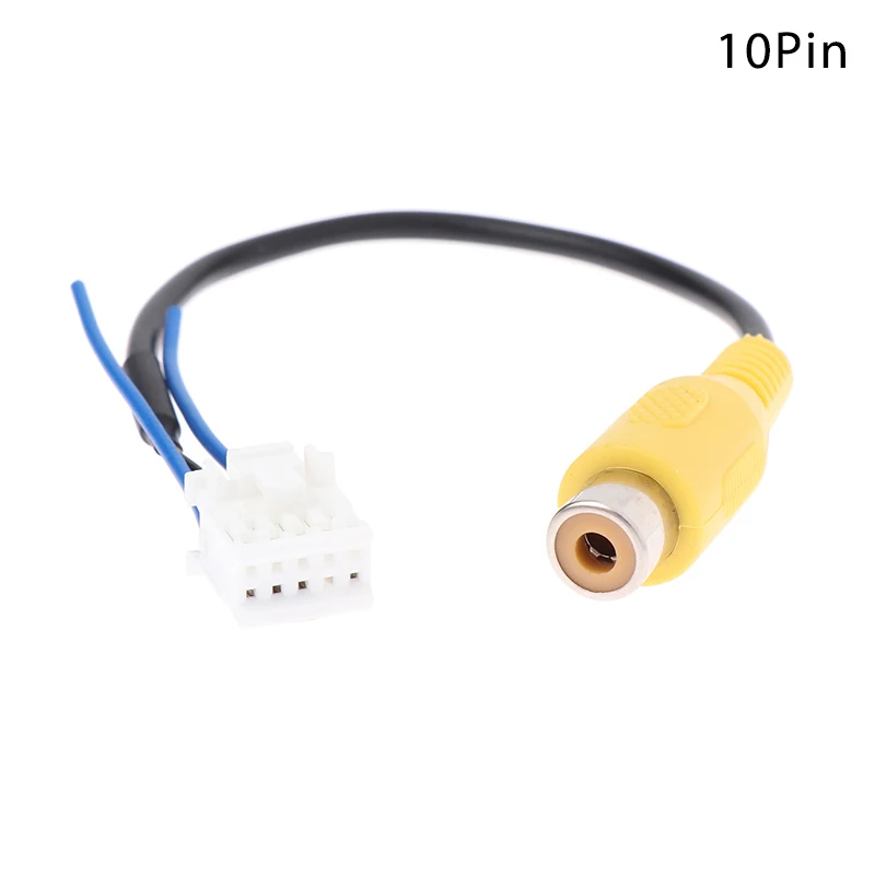 Innovative And Practical For Android Radio Car Accessories Universal 10 Pin Camera Video Input Cable Adapter Wiring Connector-animated-img