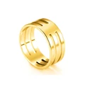 8mm Wide - Gold