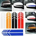 2pcs Car Sticker Car Rearview Mirror Side Decal Stripe Vehicle Body Trim Sticker Exterior Decoration Body Car Accessories preview-1