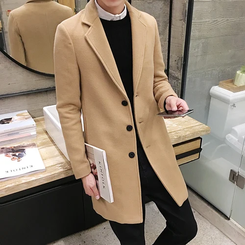 2021 Autumn Winter New Men's Woolen 