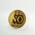 1PC Bronze Yes or No Commemorative Coin Souvenir Non-currency Coins Game Prop Challenge Coins Collection Decoration Crafts preview-3