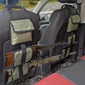 Vehicle Back Seat Organizer Rifle Gun Shotgun Rack Sling Holster Interior Storage for Car Auto Pickup Truck With Pockets preview-1