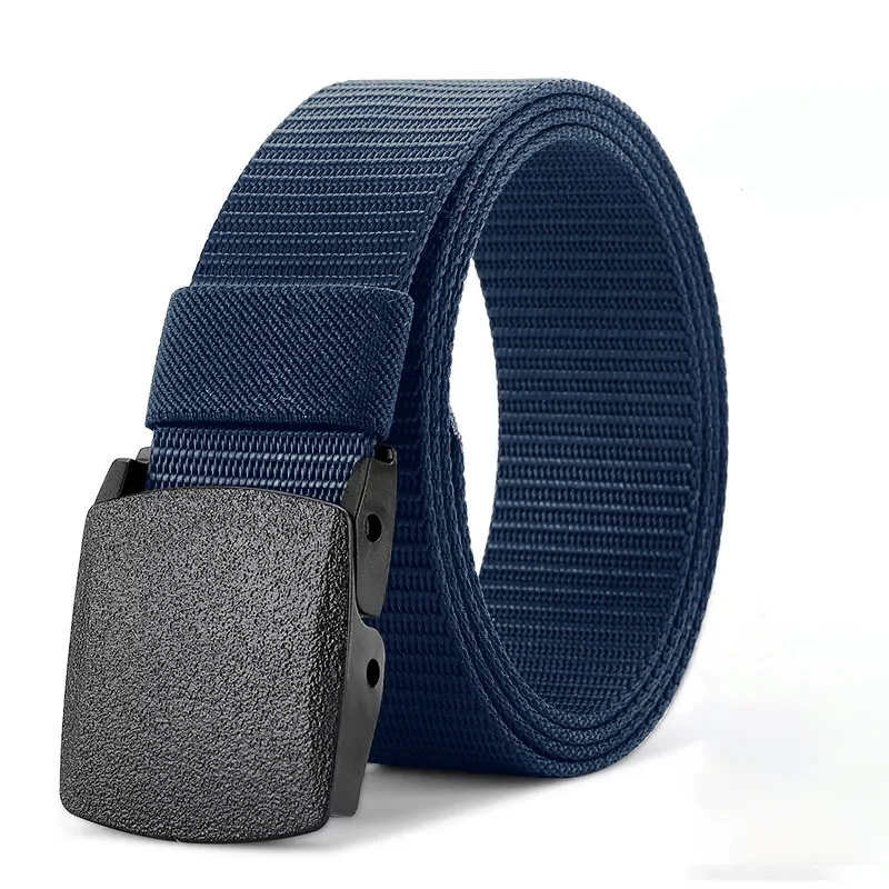 Military Automatic Buckle Nylon Belt Outdoor Hunting Multifunctional Tactical Canvas Belt High Quality Men Belt-animated-img