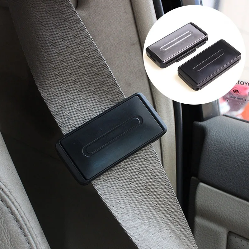 2Pcs Universal Car Seat Belts Clip Holder Adjustable Seat Belt Retainer Portable Auto Seat Belt Buckle Car Interior Accessories-animated-img