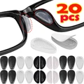 20/2PCS Silicone Glasses Nose Pads Soft Non Slip Air Cushion Nose Holder Transparent Invisible Self Adhesive Sticker Eyewear