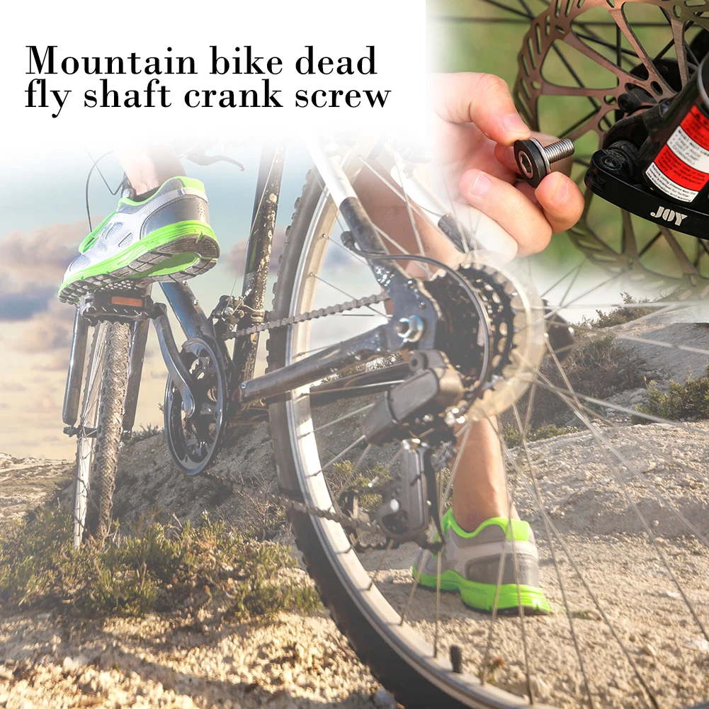 4pcs/pack Bike Steel Bracket Crank Arm Lock Bolts Labor-saving MTB Bicycle Bottom Sealed Screws Cycling Parts Fittings-animated-img