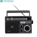 Retekess TR618 Portable Radios AM FM SW Shortwave Radio Rechargeable All Waves Radio Multiband Mp3 Player 2w Speaker For Elder