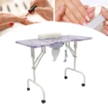 Foldable Manicure Table Nail Studio Table with Dust Extraction 95 x 48 x 72.5 cm Portable Nail Table Manicure Table preview-2