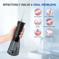 Dental Flosser F29 Old Verson for Teeth Cleaning-3 Modes Oral Irrigator 300ML Braces Flossers, Rechargeable IPX7 Waterproof preview-1