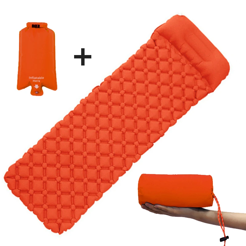 sleeping pad and pillow