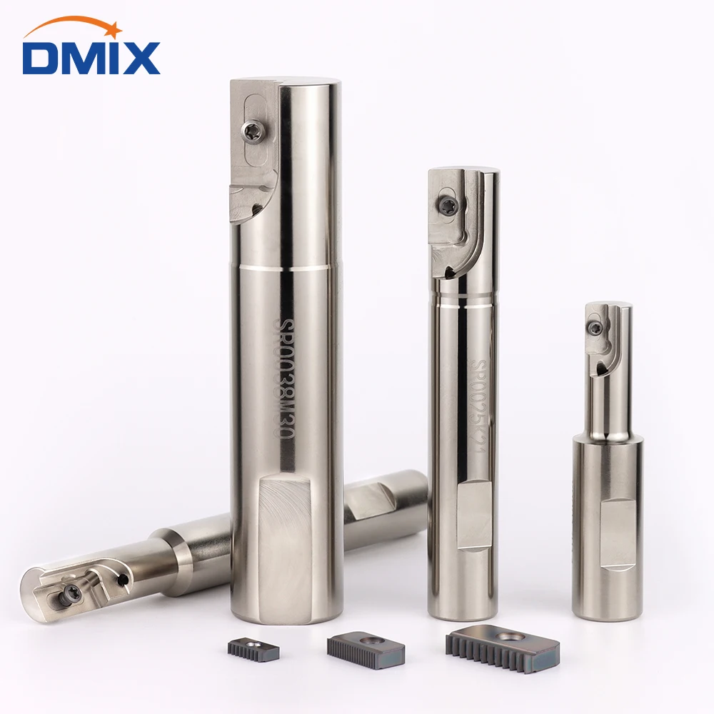 DMIX Thread milling cutter Internal cooling multi-tooth thread comb carbide alloy SR thread knife 14I 21I 30I Milling insert-animated-img