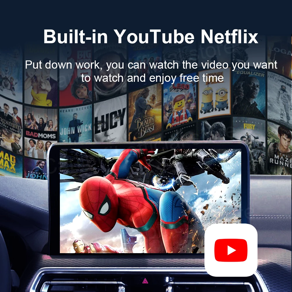 SDM660 CarlinKit CarPlay Ai Box Android 13 TV Box for Netflix