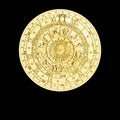 Golted Plated Tarot Wish Lucky Coins The Twelve Constellations on The Ecliptic Plane Horoscope Commemorative Collectible Coin preview-1