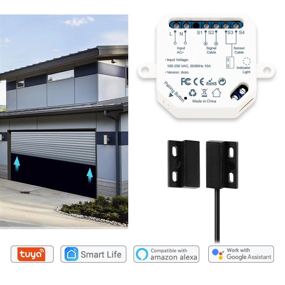 LoraTap Tuya Smart Life DC 12-24V Switch Module for Roller Shutter