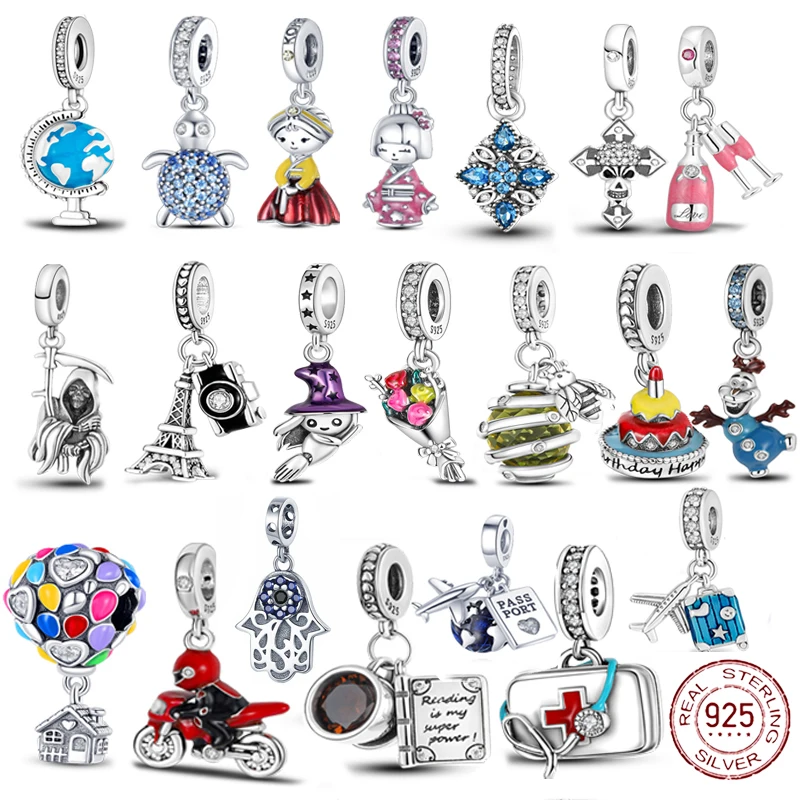 do pandora bracelet charms fit on necklaces