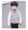 2024 Fashion Boys' Trendy Vest Baby Girls Leisure Kids Autumn Winter Sleeveless Coats 3 5 7 8 10 Years Old preview-2