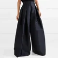 Gymystars Baggy Pant Women Black Wide Leg Pants Summer Autumn Loose 2024 New British Style High Waisted Trousers for Women preview-1