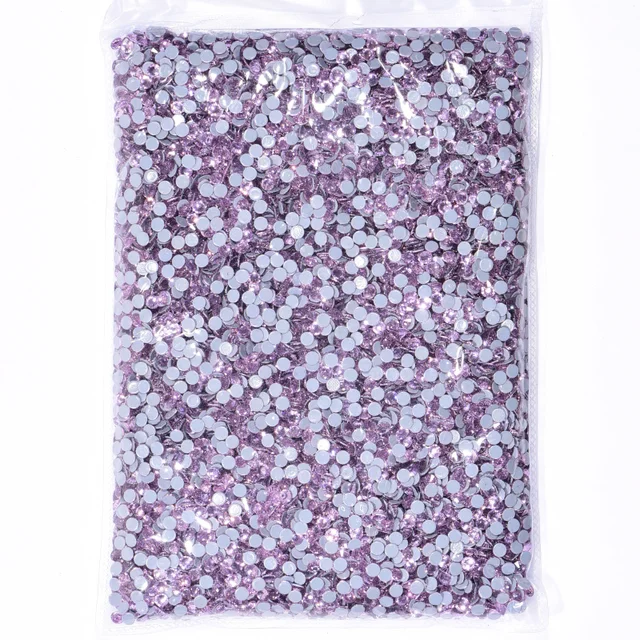 Oleeya Wholesale 14400Pcs/Bulk Big Package SS6-SS20 Glitter