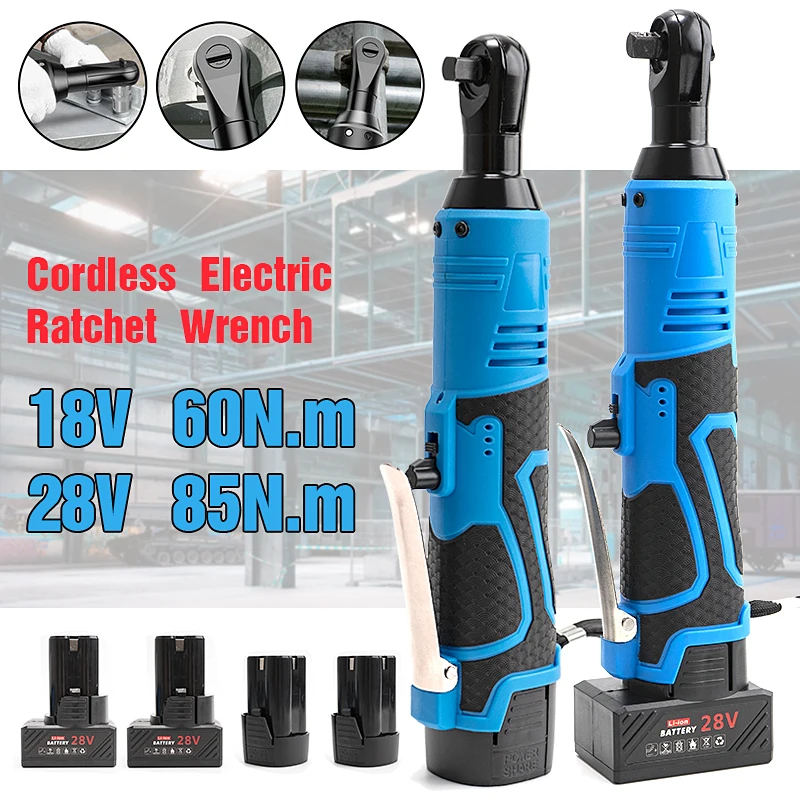 85Nm Electric Ratchet Wrench 18V/28V 