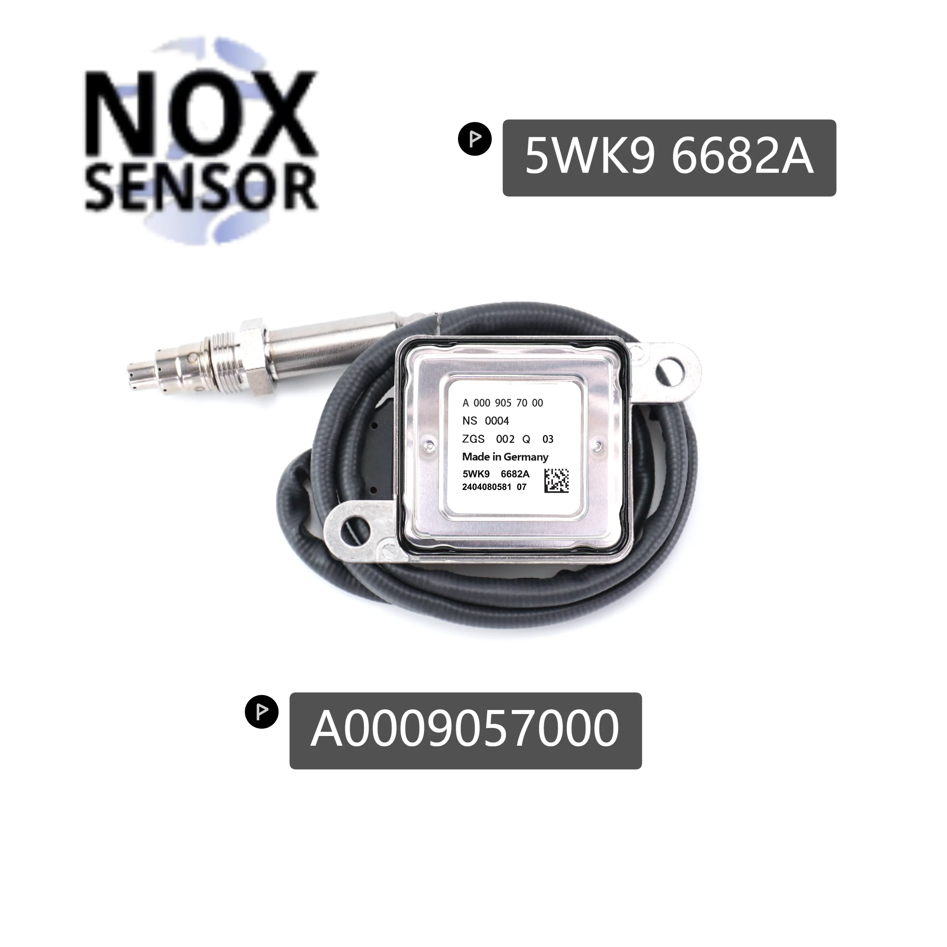 A0009057000 5WK96682A Sensor do óxido de nitrogênio, sensor Nox para Mercedes-Benz W166, W172, W205, W221, W251, W212, original,-animated-img