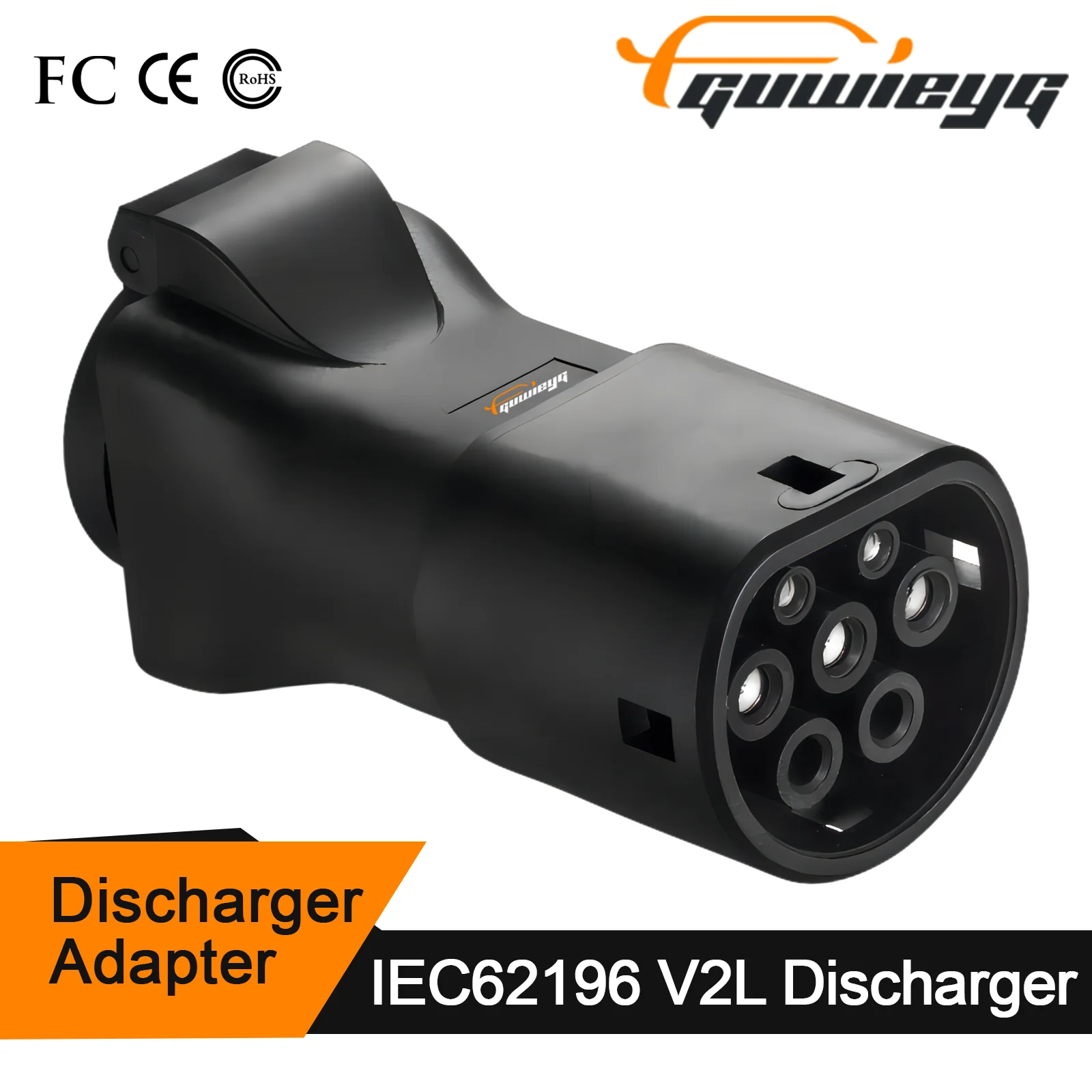 V2L Discharger For Type2 Car Discharge EV Cable Adapter Support MG  Kia Hyundai  Discharge V2L Vehicle to Load Type 2-animated-img