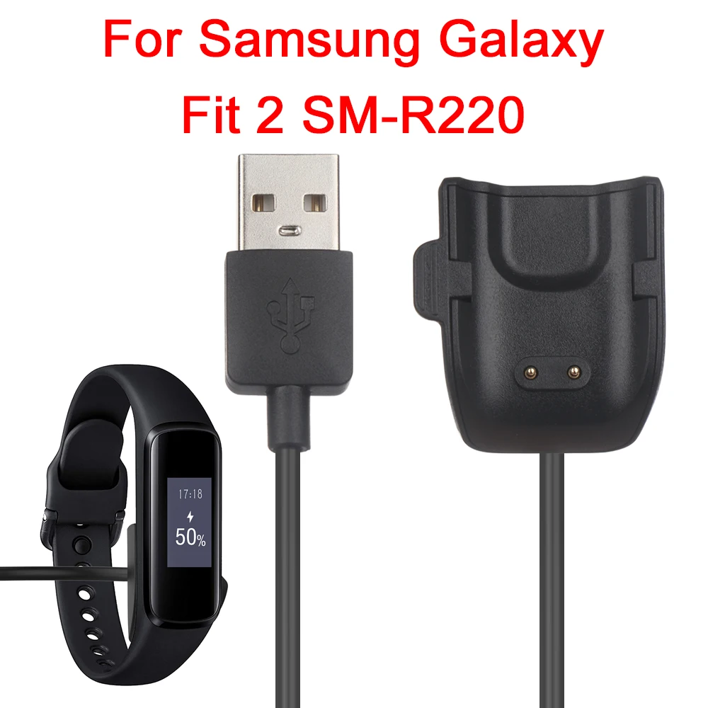 Replacement Sports Charger Holder USB Cable Dock Fast Charging Cord Station Adapter Cradle For Samsung Galaxy Fit 2 SM-R220-animated-img