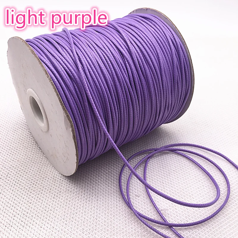 120M 0.5mm Waxed Polyester Round Twisted Cord String Light Brown Thread  Line - AliExpress