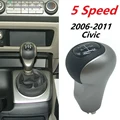 2X Shift Head, 5 Speed Gear Shift Knob Manual Shift Ball Stick For Honda Civic 2006-2011 54102-SNA-A02 preview-1