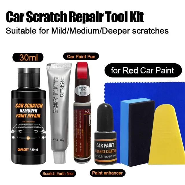 קנו אלי אקספרס  Car Scratch Remover Paint Care Tools Auto Swirl Remover  Scratches Repair Polishing Auto Body Grinding Compound Anti Scratch Wax