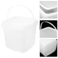 5L Plastic Bucket with Handle Lid Reusable Water Bucket Container Portable Bucket Tub Barrel Handle Container Buckets 2024 New preview-3