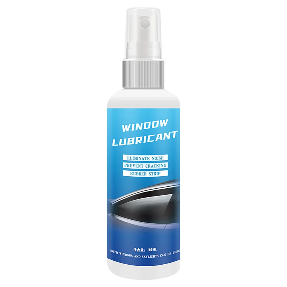 Car Window Lubricant Rubber Strip Softening Smooth Window Lifting Lube Spray Noise Reduction Auto Maintenance Accessories-animated-img