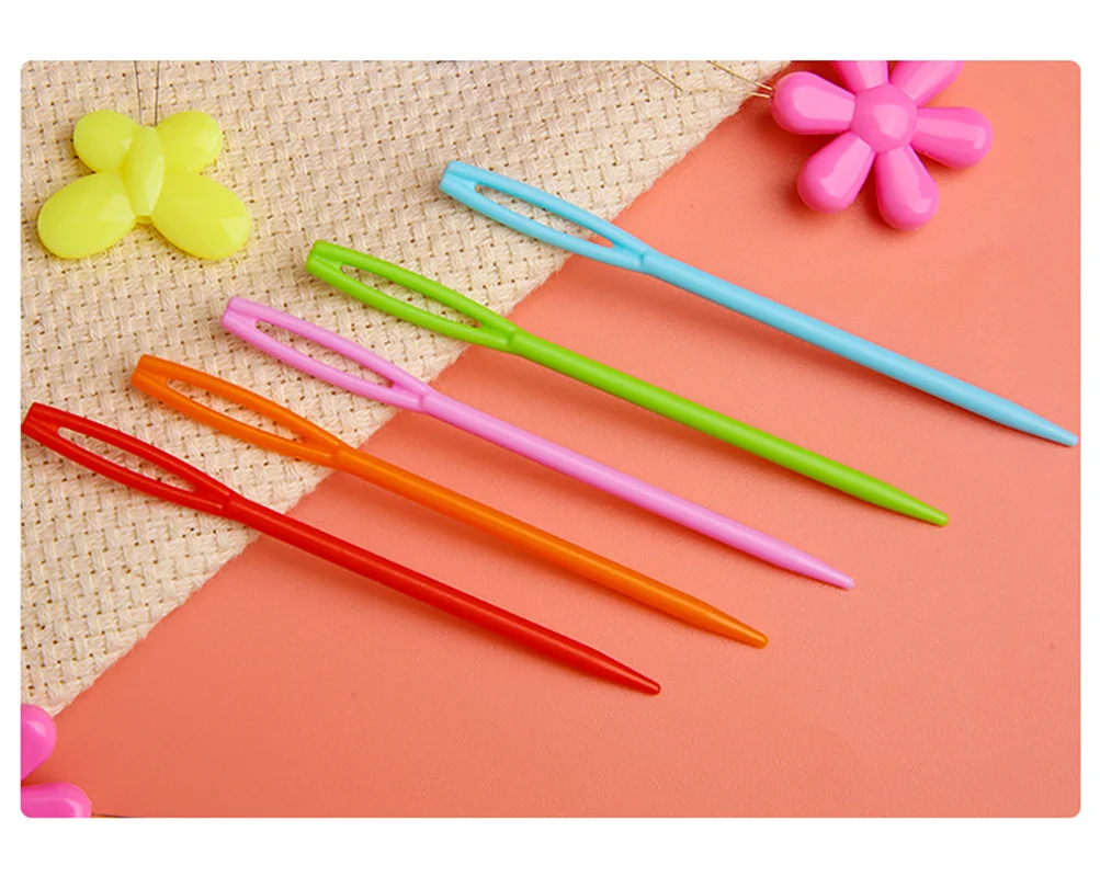 30Pcs Plastic Sewing Needles Wool Embroidery Tapestry Weaving Needles for Crafts Clothing Shoes DIY Kniting Cusp Crochet Hooks preview-4