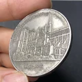 France 1163-1345 Notre Dame Cathedral 5 Francs original commemorative challenge coin replica old money Collectible Medal preview-2