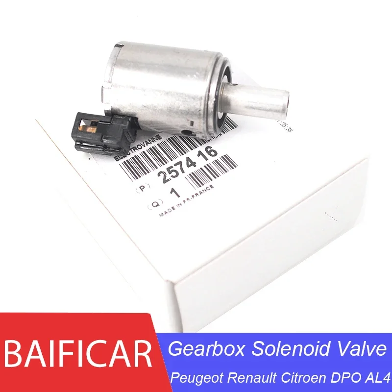 Baificar Brand New Genuine DPO/AL4 Automatic Gearbox Solenoid Valve 257416 9653760480 For Peugeot Renault Citroen DPO AL4-animated-img