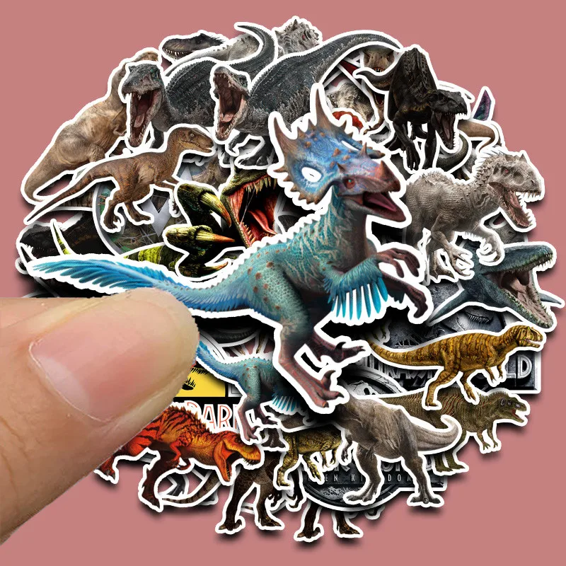 10/30/50PCS Jurassic Dinosaur Movie Stickers Funny Animal Sticker