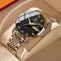 2024 New Top Brand Luxury Mens Watches Luminous Waterproof Stainless Steel Watch Quartz Men Date Calendar Business Wristwatch