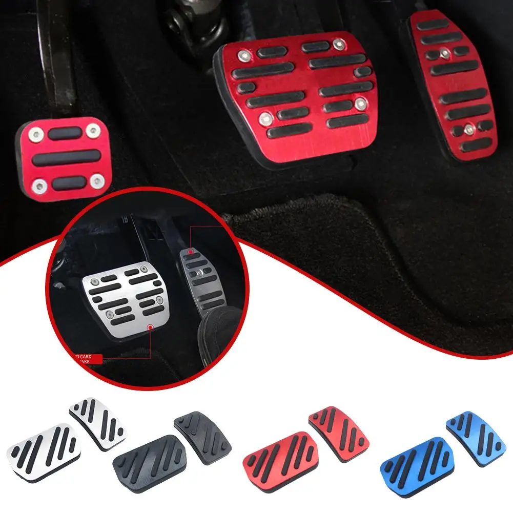 Nonslip Car Pedal Pads Vehicle Brake and Accelerator Pedal for BYD Dolphin No Drilling Aluminum Alloy Pedal Cover A4H8-animated-img