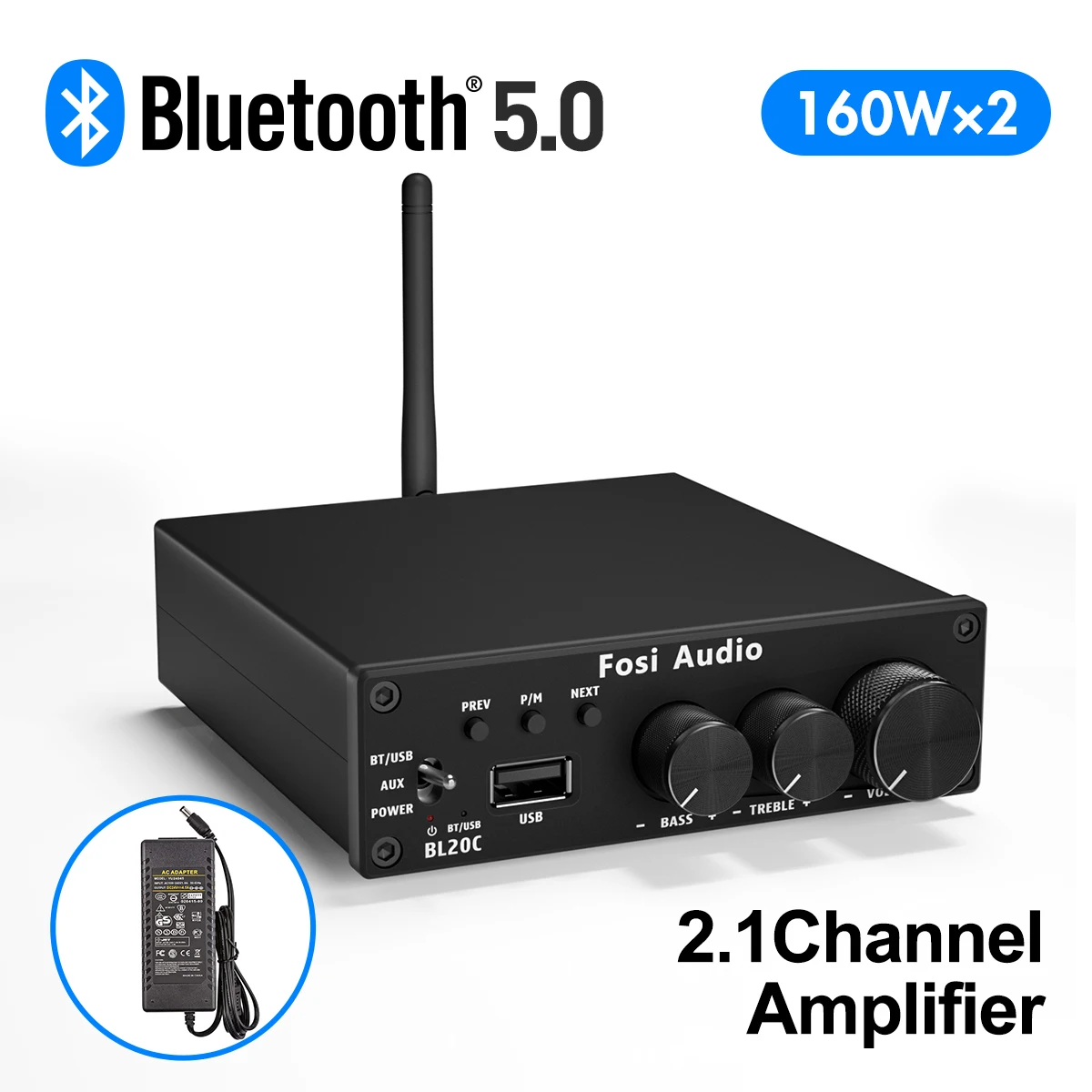 fosi bluetooth amp