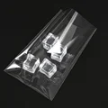 100/200pcs Cellophane Packaging Processing Bag Transparent Flat With Color Tie Wire For Gift Packaging, Candy preview-4