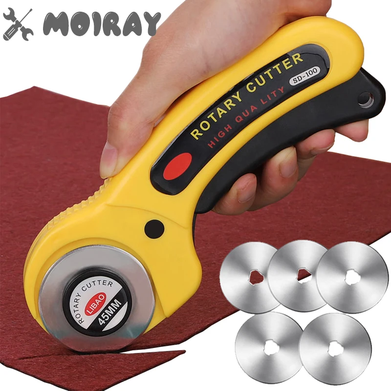 Ft145 Rotary Cutter Round Blades Cloth Leather Cutter Manual