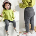 Toddler Baby Girl Leggings 6 to 9 12 18 24 Months Cotton Child Pants Girls Tights Outdoor Black Pink Spring Autumn Kids Trousers preview-2