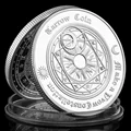 Golted Plated Tarot Wish Lucky Coins The Twelve Constellations on The Ecliptic Plane Horoscope Commemorative Collectible Coin preview-5