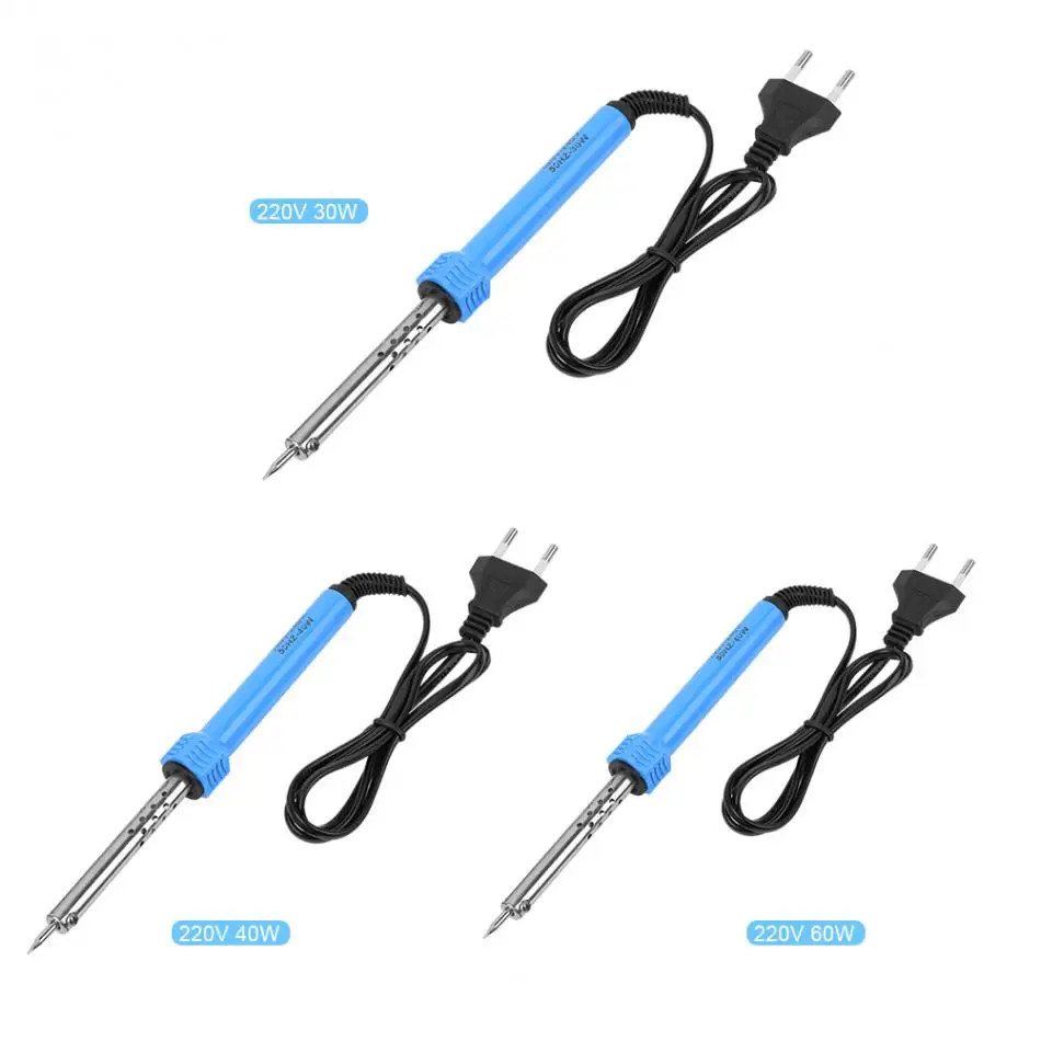 Adjustable Temperature Electric Soldering Iron 220V 110V 30/40/60W Welding Solder Rework Station Heat Pencil Tips Repair Tools-animated-img