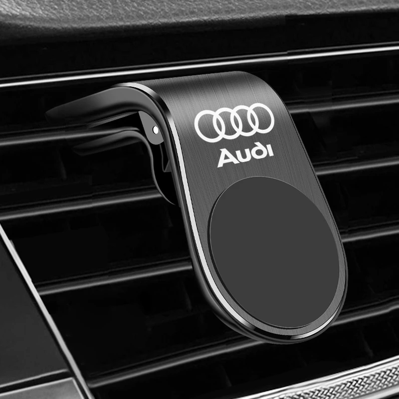 Metal Magnetic Car Phone Holder for Audi A4 B5 B6 A3 A5 A6 C6 C5 A1 A7 A8 Q2 Q3 Q5 Q7 Q8 Accessories styling-animated-img