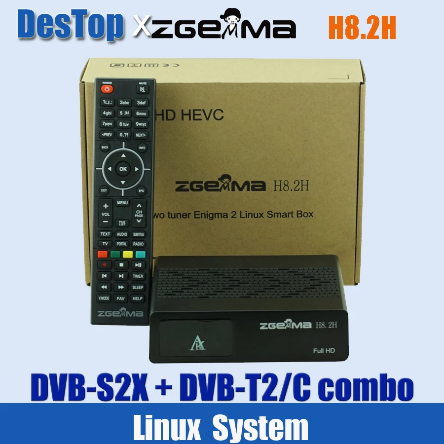 2023 ZGEMMA H8.2H Satellite TV Receiver Linux Enigma2 Receptor DVB