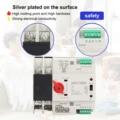 Electrical Selector Switch  Power Automatic Transfer Switch Flame Retardant  Power Switch for Shopping Mall AC230V preview-4