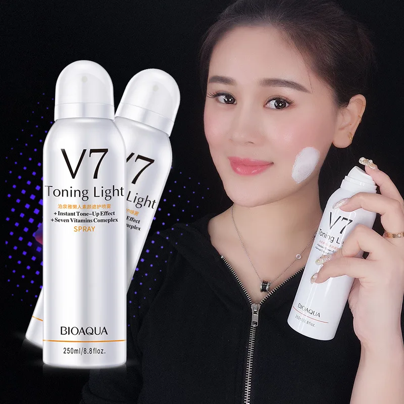 v7 sunscreen whitening spray