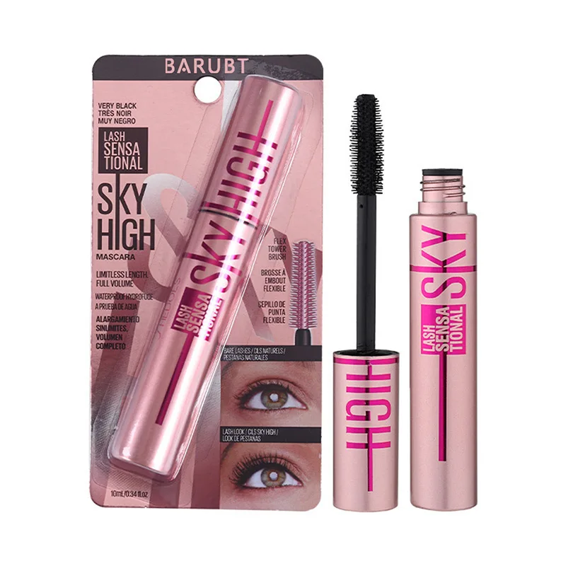 Waterproof Lengthening Eyelashes Mascara Long Lasting Makeup Silky Lash Eye Black Extension Smudge-proof Eye Korean Cosmetic-animated-img