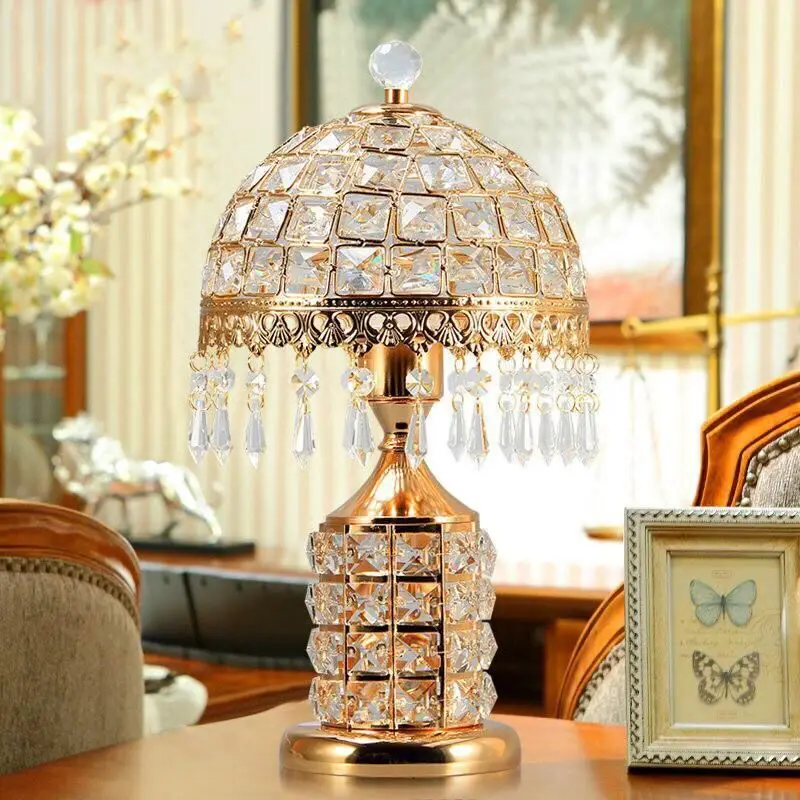 luxury crystal table lamps