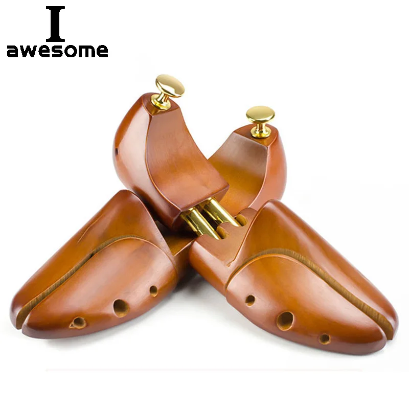 1 Pair Guger-tree Adjustable Shoe Trees Solid Wood Men's Shoe Support Knob Shoe shaping Women's Shoe's Care Stretcher Shaper-animated-img